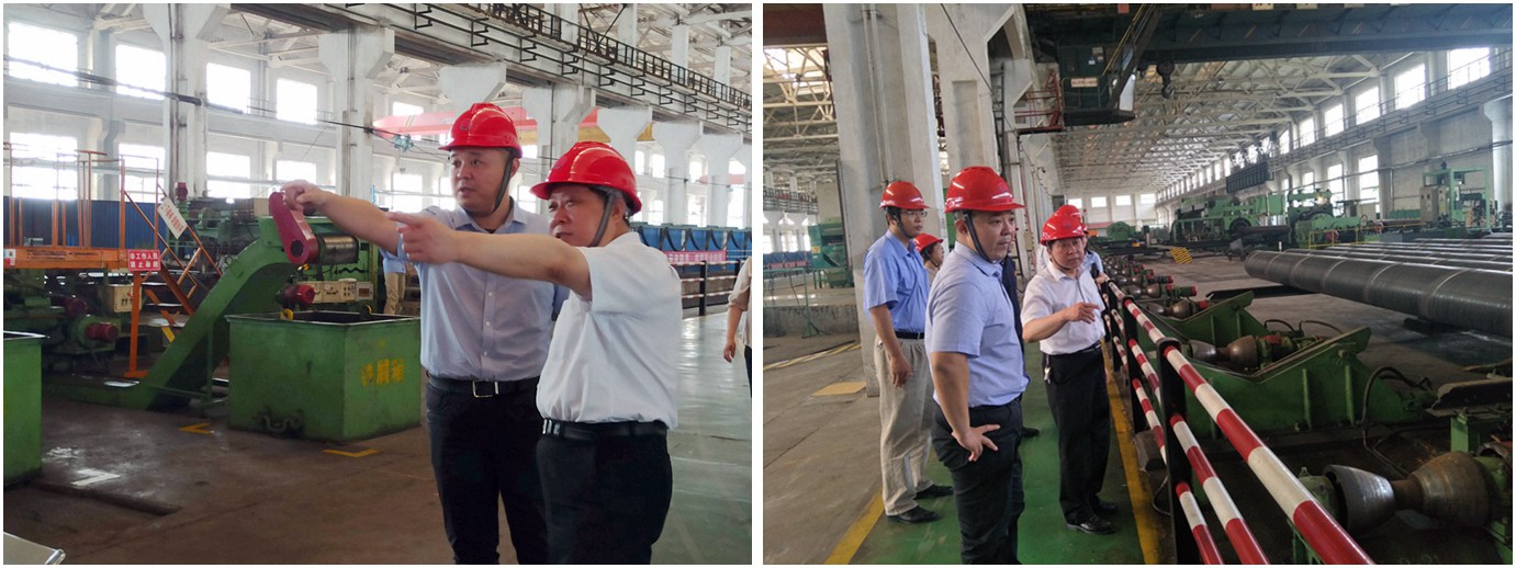 建設銀行淄博分行及張店支行領導蒞臨公司調(diào)研考察